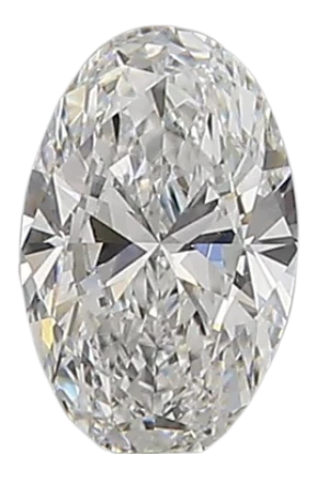 0.52 Carat E SI1 Oval Natural Diamond Cheap