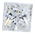 0.74 Carat D SI1 Princess Natural Diamond Online now