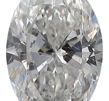 0.75 Carat G I1 Oval Natural Diamond For Discount