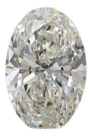 0.7 Carat J VVS1 Oval Natural Diamond Hot on Sale