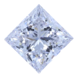 0.82 Carat H VVS2 Princess Lab Diamond on Sale