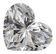 0.7 Carat D VS2 Heart Natural Diamond Discount