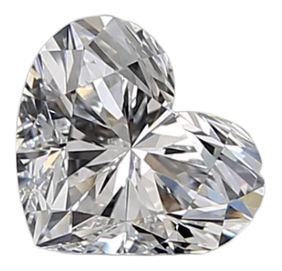 0.7 Carat D VS2 Heart Natural Diamond Discount