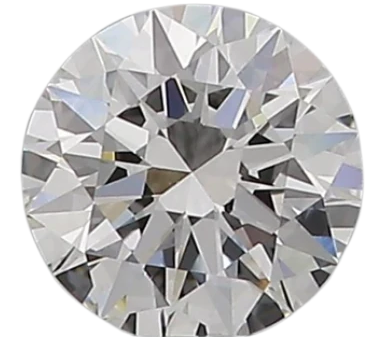 0.43 Carat E VS1 Round Natural Diamond For Sale