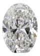 0.73 Carat F VS1 Oval Natural Diamond For Sale