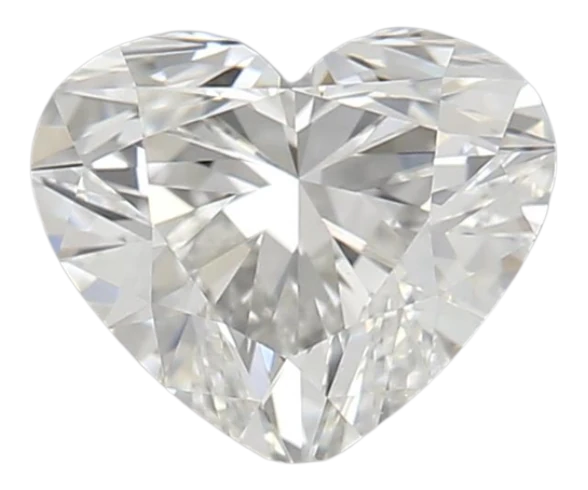 0.72 Carat H VS1 Heart Natural Diamond For Discount