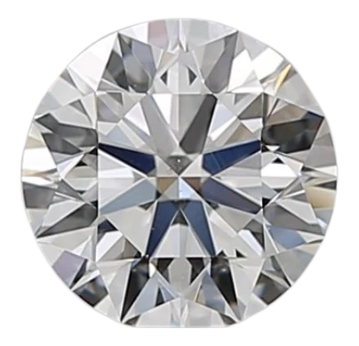 0.79 Carat F VS2 Round Natural Diamond on Sale