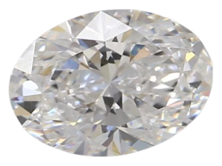 0.53 Carat D VVS2 Oval Lab Diamond Sale