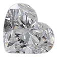 0.74 Carat D VS1 Heart Natural Diamond Supply