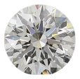 0.71 Carat H IF Round Natural Diamond Fashion