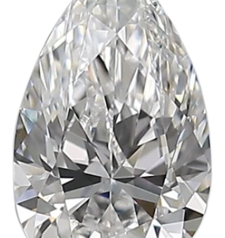 0.51 Carat E VVS2 Pear Natural Diamond Fashion