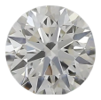 0.45 Carat H VS1 Round Natural Diamond For Sale