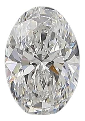 0.51 Carat D VS2 Oval Natural Diamond Online Sale