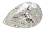 0.74 Carat G VVS2 Pear Lab Diamond Sale