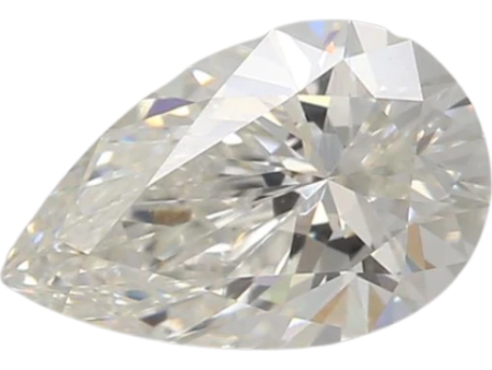 0.74 Carat G VVS2 Pear Lab Diamond Sale