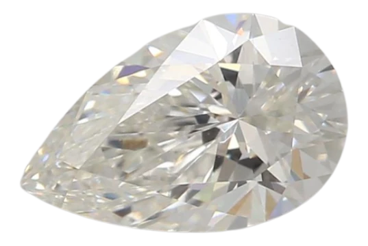 0.74 Carat G VVS2 Pear Lab Diamond Sale