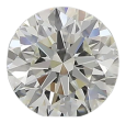 0.81 Carat I VVS1 Round Natural Diamond For Sale