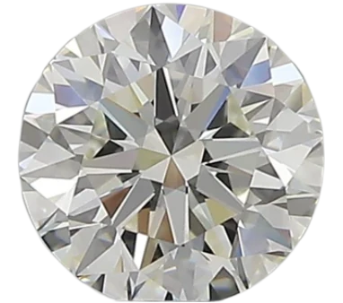 0.81 Carat I VVS1 Round Natural Diamond For Sale