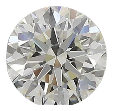 0.81 Carat I VVS1 Round Natural Diamond For Sale