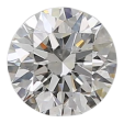 0.81 Carat I VS1 Round Natural Diamond For Sale