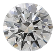 0.7 Carat G VVS2 Round Natural Diamond on Sale