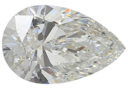 6.19 Carat G VS2 Pear Lab Diamond For Discount