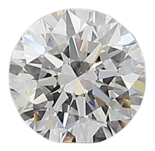 0.6 Carat D VS2 Round Natural Diamond on Sale