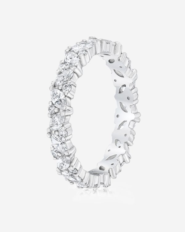 Marquise Cluster Eternity Band Cheap