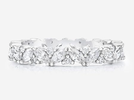 Marquise Cluster Eternity Band Cheap