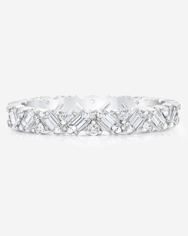 Baguette Cluster Eternity Band Online